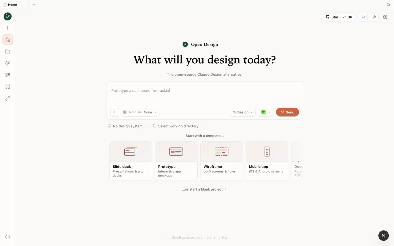 OpenDesign のデザインシステムライブラリ — あなたが所有するファイルとして保持されるブランドとトークン
