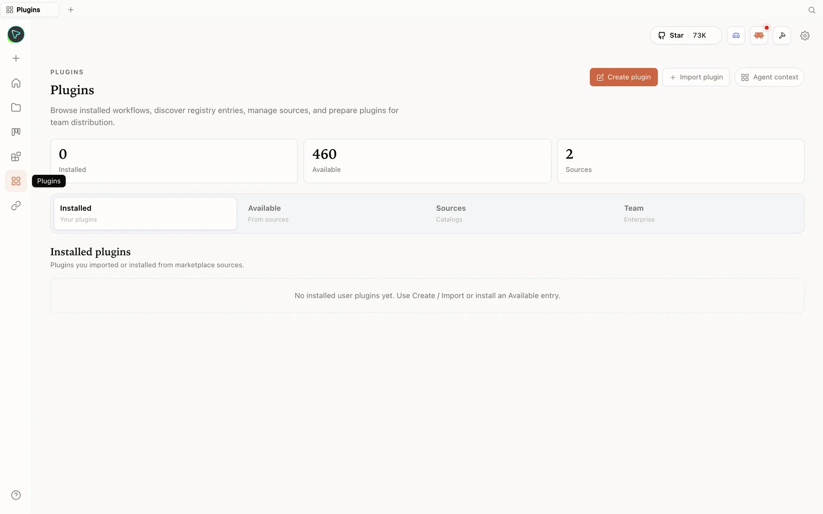 L'hub di plugin di OpenDesign.