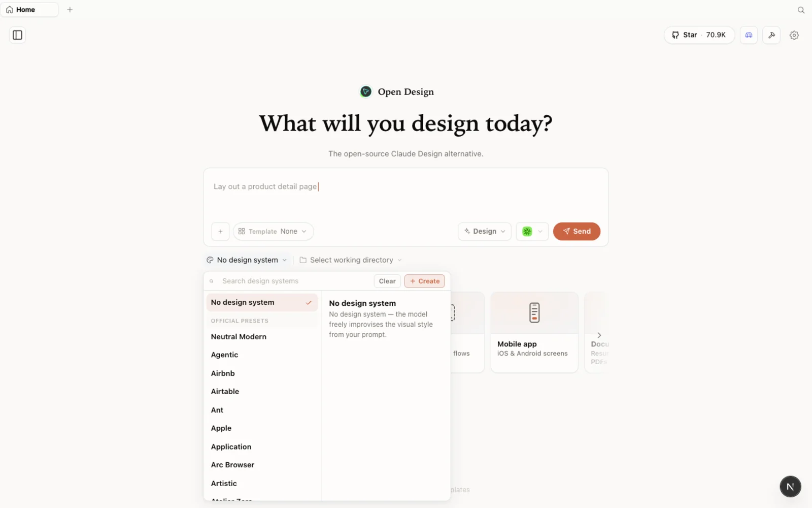 La libreria integrata di design system.